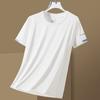 Camiseta de Manga Corta de Seda de Hielo para Hombre y Mujer Verano 2024 Ligera Holgada Deportiva Transpirable Secado Rápido Ropa Elástica Ropa de Bádminton