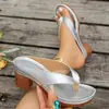Comercio exterior transfronterizo otoño 2026 nuevas chanclas con cuña y plataforma gruesa, sandalias de dedo transfronterizas talla grande con tacón grueso y punta redonda