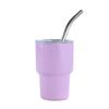 Cross-border Color 3oz Mini Car Cup Alto Valor de Cor Straw Coffee Cup Italiano 304 Aço Inoxidável Cold Insulation Cup