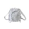 Bolsa de Ombro Transparente Azul Bolha Sal Marinho Menina de Anime Design com Cordão Bolsa de Estudante Bolsa Transversal
