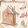 Servilletero de Navidad, nuevo producto navideño, portapañuelos de mesa de madera, decoración de portapañuelos con forma de árbol de Navidad