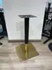 Aço Inoxidável Luxo Leve Titânio-Revestido Cor Separada Metal Ferro Arte Chassi Mesa de Jantar Pés Recepção Negociação Bar Mesa de Café Suporte