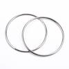 Accesorios de asa de herrajes para equipaje, bolsa tejida, portátil, redondo, semicírculo, cabeza de oso, cabeza de gato, anillo metálico portátil, anillo de asa, anillo de hierro