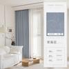 Cortinas de Jacquard de Lujo con Plumas a Medida con Borde Dorado para Dormitorio y Balcón Blackout Factory