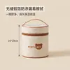 Bolsa de almuerzo térmica para el trabajo, hecha de tela Oxford, impermeable y resistente a las manchas, con un forro de papel de aluminio engrosado para retener el frío, y con un asa ensanchada para facilitar su transporte