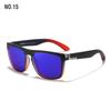 Kdeam Gafas de Sol Polarizadas Populares Europeas y Americanas Cuadradas Deportivas Casuales Unisex para Exteriores Kd156