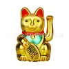Figura de Gato de la Fortuna de Varios Tamaños para Decoración del Hogar, Regalo, Gato Eléctrico que Mueve la Pata para Apertura de Nueva Tienda, Inauguración de Casa, Gato Grande que Atrae el Dinero