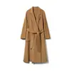 Bata de Cachemir Marca M Bata Máxima Bata de Cachemir Bata Clásica para Mujer Versión Europea Chaqueta de Cachemir para Mujer Otoño e Invierno