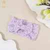 Acessórios de Cabelo para Bebê Europeus e Americanos Laço Floral Faixa de Cabeça para Bebê Faixa de Cabeça de Nylon Rosa Estampada Fofa para Crianças