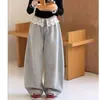 Pantalones Anchos de Encaje Dulce Patchwork para Niñas Grandes, Estilo Nuevo Primavera/Otoño, Pantalones Coreanos Casuales Sueltos Versátiles para Niñas