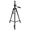 Soporte de fotografía para transmisión en vivo en interiores y exteriores, universal para cámaras DSLR y teléfonos móviles, trípode de suelo extensible libremente 3366