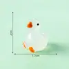 Miniatura de paisagem desenho animado pato e ganso que brilham no escuro DIY sacola surpresa decorativa acessórios para pendurar, miniaturas para mesa e carro