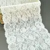 Accesorios de encaje elástico ancho blanco, hechos a mano, para hacer tú mismo, falda, ropa de cama, sujetador de tubo, ropa interior, decoración de ropa.