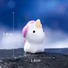 Cuentos de Hadas Luminosos Castillo Brillante Micro Paisaje Decoraciones de Escritorio para Coche Estrellas y Luna Fantásticas Castillo Adornos de Resina