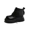 Botas para niña, nueva colección otoño 2026, botines estilo británico para niño, botines Martin para niño, botas de suela blanda para niña, botas de cuero