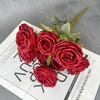 Flor Artificial Rosa Cascata Chapeuzinho Vermelho Mesma Cascata Parede de Flores Net Vermelho Cartão Arranjo de Flores Flor Artificial Flor de Seda