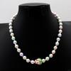 Collar de Moda Colorido Largo de Cuentas Multicapa Fresa Europeo y Americano Coreano Tejido a Mano Colgante de Fruta Joyería
