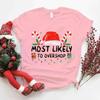 Camiseta de moda para mujer, divertida, "Olvídate del regalo oculto", camiseta navideña, blusa para mujer