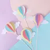 Globo Aerostático Decoración Elefante Bebé Bola Tarjeta de Pastel Tridimensional Adornos Bola de Pelo Nube Enchufe Fiesta de Cumpleaños de Bebé Vestido