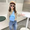Bolso de Hombro para Bebé de Jardín de Infancia, Bolso Cruzado Elegante y Lindo de Cuero PU, Bolso de Accesorios Urbanos para Niña Pequeña, Bolsa para Snacks, Bolso de Pecho