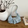 Bolsa de Ombro Simples Retrô Estilo Verão 2026 com Pregas Texturizadas, Bolsa Casual Feminina de Grande Capacidade, Bolsa Feminina para Atacado