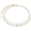 Moda de estilo bohemio transfronterizo europeo y americano, mezcla y combina, cadena fina para el cuerpo, sencilla, con colgante de lentejuelas de imitación de perlas, cadena para la cintura