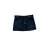 Falda Pantalón Vaquera de Cintura Alta Abotonada Estilo Americano Yuyi para Mujer, Falda Corta Versátil de Verano Línea A Cxx2759