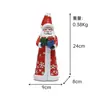 Regalo de Navidad Nuevo Transfronterizo Adornos Decorativos de Muñeco Rudolph Enano Anciano de Barba Blanca Artesanías de Resina