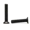Tornillos de Cabeza Avellanada de Acero al Carbono Km Negros con Ranura Cruzada, Tornillos de Cabeza Plana con Ranura Cruzada, Tornillos Mecánicos Digitales, Fabricante de Tornillos para Máquina y Alambre M3M5M6