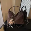 Bolsa Tote Casual Retrô da Moda Outono e Inverno Nova Bolsa Transversal de Ombro 2025 Bolsa Feminina da Moda de Grande Capacidade