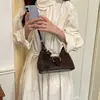 Bolsa feminina de alta qualidade, padrão trançado requintado, nova coleção outono 2026, versátil para o trabalho, de ombro, bolsa de mão, crossbody e de axila