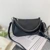 Bolsa de Maternidad Bolsa Redonda 2023 Nueva Bolso Cruzado para Mujer Moda Casual Bolso de Axila Textura Elegante Bolso de Hombro Portátil