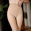 Nuevas pantimedias sin costuras de talle alto de terciopelo anti-gancho sin costuras de 360 grados talla grande grosor medio sexy medias entrepierna abierta para mujer