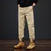 Calças Casuais de Alta Qualidade para Homens, Novo Estilo Popular Outono 2026, Calças de Trabalho Estilo Jogger, Forradas com Fleece e Espessadas