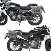 Muscle car Wolf adequado para Harley X350 bolsa lateral bolsa lateral pode ser instalado capacete meio capacete capacete completo com trava de liberação rápida modificação do quadro