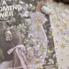 Adesivo de nail art com relevo Tomoni 3D material de explosão adesivos de unha alta sensação de pó Crisântemo Persa adesivos de joia nail art