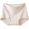 Ropa interior de algodón de color clase a para mujer, algodón puro, sin costuras, talla grande, de cintura alta, transpirable, entrepierna de algodón puro, calzones para mujer
