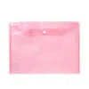 Bolsa para Archivos A4 Bolsa de Almacenamiento Bolsa para Archivos Bolsa con Botón Engrosada Blanca Bolsa para Papeles de Examen Bolsa para Archivos Transparente y Colorida