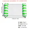 Plataforma flotante inflable nueva transfronteriza, respaldo plegable para exteriores con malla, cama flotante, equipo para deportes acuáticos, tumbona de 4 tubos, cama flotante