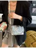 Bolsas Femininas de Alto Padrão Transfronteiriças para o Verão de 2026, Nova Bolsa Transversal da Moda, Bolsa de Mão com Corrente Estilo Coreano com Fecho de Encaixe