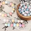 Cuentas de porcelana de dos tonos de 10 mm con patrón de dragón, cuentas redondas, cuentas sueltas, joyería hecha a mano para DIY, pulsera, collar, accesorios para enhebrar