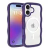 Adecuado para funda de teléfono móvil Apple 17 Big Wave Iphone16/15Promax Funda protectora magnética transparente anticaída