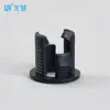 LED portalámparas de hebilla larga y corta nailon negro cubierta de lámpara portalámparas de diodo cubierta de aislamiento panel de botones de 5 mm almohadilla plana