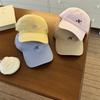 Gorra de Béisbol Bordada con Letra de Estilo Americano para Mujer, Simple Casual Versátil Adelgazante para la Cara, Gorra Duckbill para Hombre de Circunferencia de Cabeza Grande