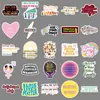 50 Pegatinas de Justicia Social en Inglés con Lemas Personalizados para Decoración Transfronteriza, Adecuadas para Patinetas, Cuadernos y Botellas de Agua