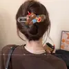 Bolso de hombro de cachorro lindo, pinza para moño en la parte posterior de la cabeza, pinza de pico de pato de alta gama, pasador para el cabello para mujeres