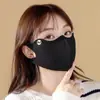 Mascarilla de Protección Solar de Otoño e Invierno para Mujer con Buen Aspecto, Mascarilla Cortavientos, Mascarilla 3D Estéreo Grande Ajustable, Mascarilla Parasol y Cálida