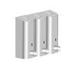 Dispensador de jabón de acero inoxidable 304, dispensador de jabón manual para baño, gel de ducha, lavado de manos, hotel, montado en la pared