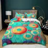 Venta caliente transfronteriza Serie de personalidad mecánica Impresión digital Juego de cama de tres piezas Amazon Comercio Exterior venta al por mayor de textiles para el hogar