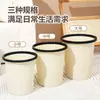 Cubo de basura doméstico de gran capacidad para sala de estar, dormitorio, cocina, inodoro, oficina, papelera 2025 nuevo